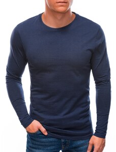 EDOTI Pánské tričko s dlouhým rukávem bez potisku 59L - světle modré