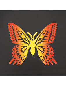 AMADEA Dřevěná ozdoba barevná motýl 6 cm