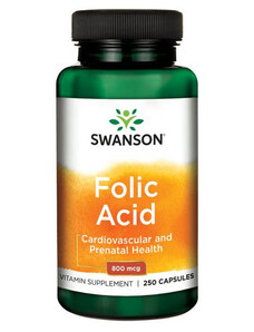 Swanson Folic Acid 250 ks, kapsle, 800 mcg