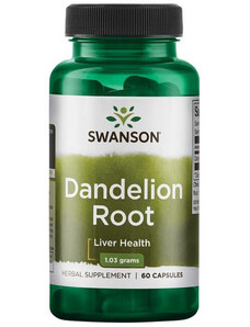 Swanson Dandelion Root 60 ks, kapsle, 515 mg
