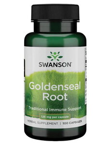 Swanson Goldenseal Root 100 ks, kapsle, 125 mg