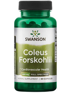 Swanson Coleus Forskohlii 60 ks, kapsle, 400 mg