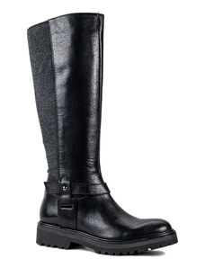 Asos design kelby flat shop elastic thigh high boots