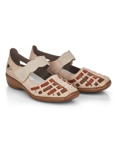 Dámské komfortní sandály Rieker 41369-61 bílá