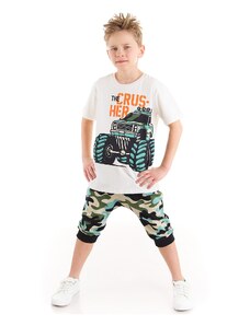 mshb&g Monster Car Boy T-shirt Capri Shorts Set