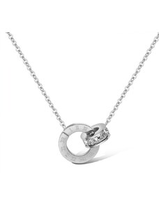 Victoria Filippi Stainless Steel Ocelový náhrdelník se zirkony Alison - chirurgická ocel