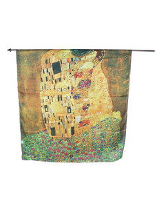 Dámský šátek, Gustav Klimt-Polibek