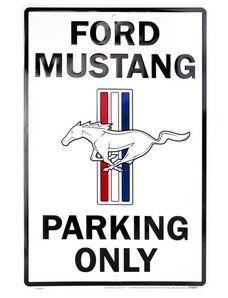 D.E. metal signs Plechová cedule Ford Mustang Parking 30 cm x 45 cm