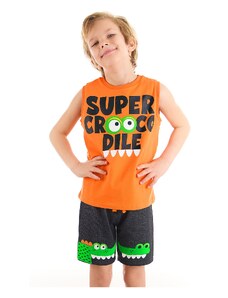 Denokids Crocodile Boy's T-shirt Shorts Set