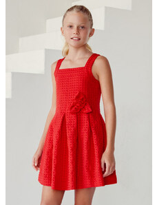 Dívčí šaty Mayoral červené