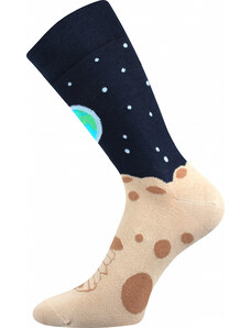 Lonka Barevné ponožky trendy cool vesmír