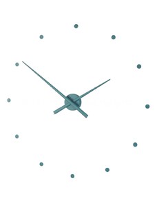 Designové nástěnné hodiny NOMON OJ mořská zelenomodrá 80cm