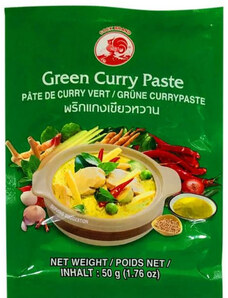 Cock Brand Kari pasta zelená 50g - Green Curry