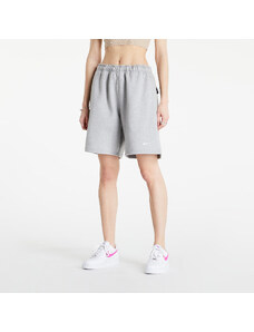 Nike NRG Solo Swoosh Fleece Shorts Dark Grey Heather/ White