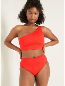 Victoria's Secret PINK Vrchní díl plavek na jedno rameno Swim One-Shoulder Top Cabana Red