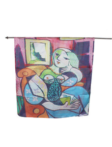 Dámský šátek, Pablo Picasso- Dívka s knihou