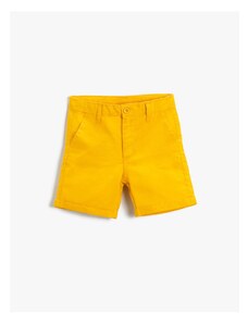 Koton Above the Knee Shorts With Pockets With Button