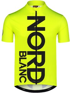 Nordblanc Žlutý pánský cyklo dres LOGO