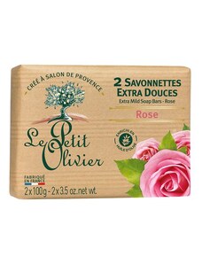 LE PETIT OLIVIER extra jemné mýdlo Růže, 100g