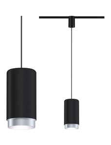 Paulmann 95402 Corus, černé závěsné svítidlo pro Urail, 1x50W E27, výška 27,2cm