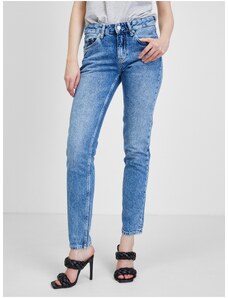 Modré dámské slim fit džíny Pepe Jeans - Dámské