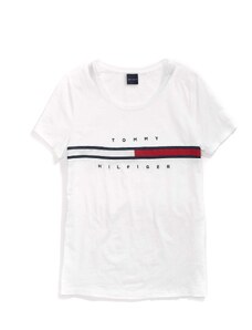 Tommy Hilfiger dámské tričko Iconic Stripe bílé