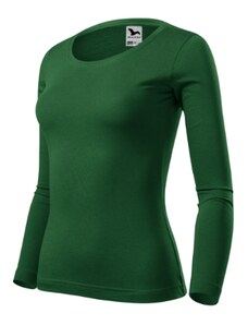 MALFINI Fit-T LS Triko dámské Single Jersey, 100 % bavlna (barva 12 - složení se může lišit - 85 % bavlna, 15 % viskóza)