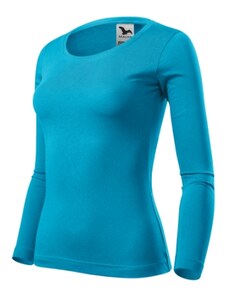 MALFINI Fit-T LS Triko dámské Single Jersey, 100 % bavlna (barva 12 - složení se může lišit - 85 % bavlna, 15 % viskóza)
