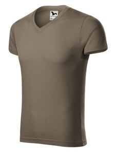 MALFINI Slim Fit V-neck Tričko pánské Single Jersey, 100 % bavlna (barva 12 - složení se může lišit - 85 % bavlna, 15 % viskóza), silikonová úprava