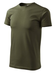 MALFINI Heavy New Tričko unisex Single Jersey, 100 % bavlna (složení se může lišit - barva 03 - 97 % bavlna a 3 % viskóza, barva 12 - 85 % bavlna, 15 % viskóza), silikonová úprava