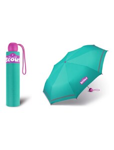 happy rain Dívčí skládací deštník Scout - Basic Green