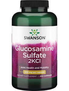 Swanson Glucosamine Sulfate 2KCl 250 ks, kapsle, 500 mg