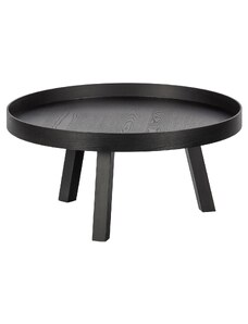 Hoorns Černý borovicový konferenční stolek Bea 76 cm