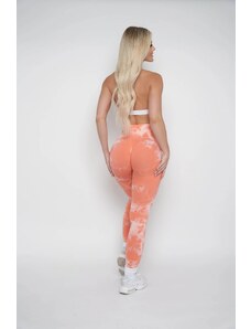 Gymclothes Dámské legíny Marble Orange