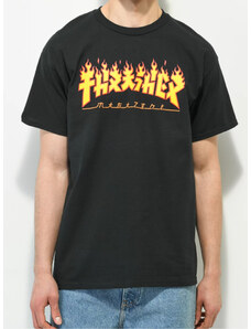 Tričko Thrasher Godzilla Flame - Black