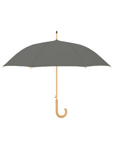 Doppler NATURE Long AC - holový udržitelný deštník šedá