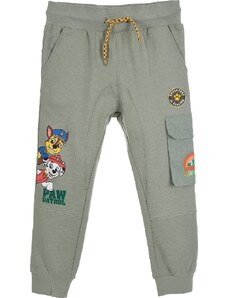 Zelené chlapecké tepláky Paw Patrol Khaki