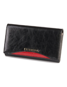 Peterson Dámská peněženka Y051 - černá se vsadkou