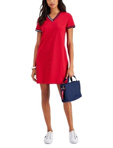 Tommy Hilfiger dámské šaty s puntíky červené AKCE XS