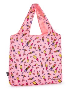 Bagmaster shopping bag 22 g pink