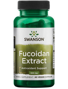 Swanson Fucoidan Extract 60 ks, vegetariánská kapsle, 500 mg