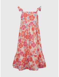 GAP Dětské šaty midi s květy - Holky