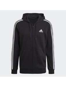 Adidas Mikina Essentials French Terry 3-Stripes Full-Zip