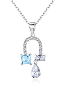 Linda's Jewelry Stříbrný náhrdelník Kapka Štěstí Ag 925/1000 INH175