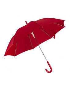 Derby Dětský holový vystřelovací deštník, červená, plná barva