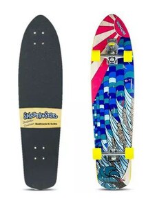 SURFSKATE SMOOTHSTAR DOLPHIN - modrá -