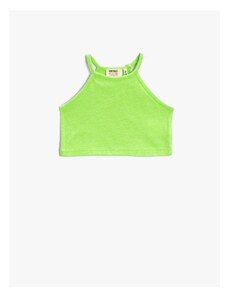 Koton Basic Undershirt Crop Halter Neck