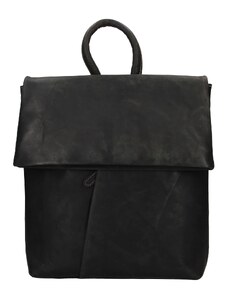 Kožený batoh HGL Town - černá