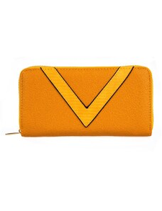 Dámská peněženka se vzorem - žlutá