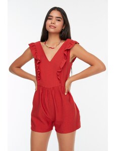 Trendyol Tile Ruffled Overalls